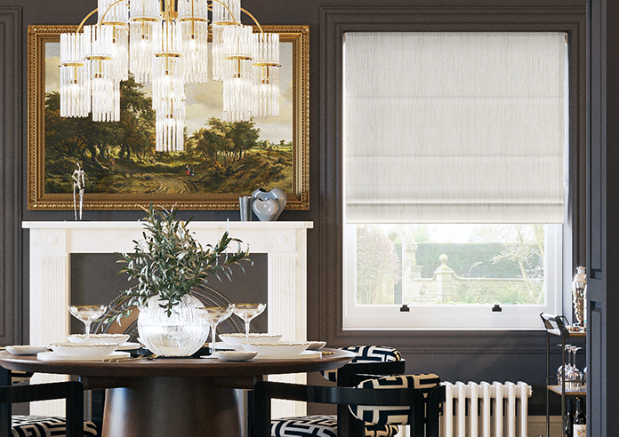 Cascade, Purity - Twist&Fit Roman Blind - Image 3